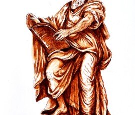 Colección: Estudios
Titulo: Moisés
Técnica: Óleo sobre papel
Medidas: 0,90 x 0,70 m
Año: 2025